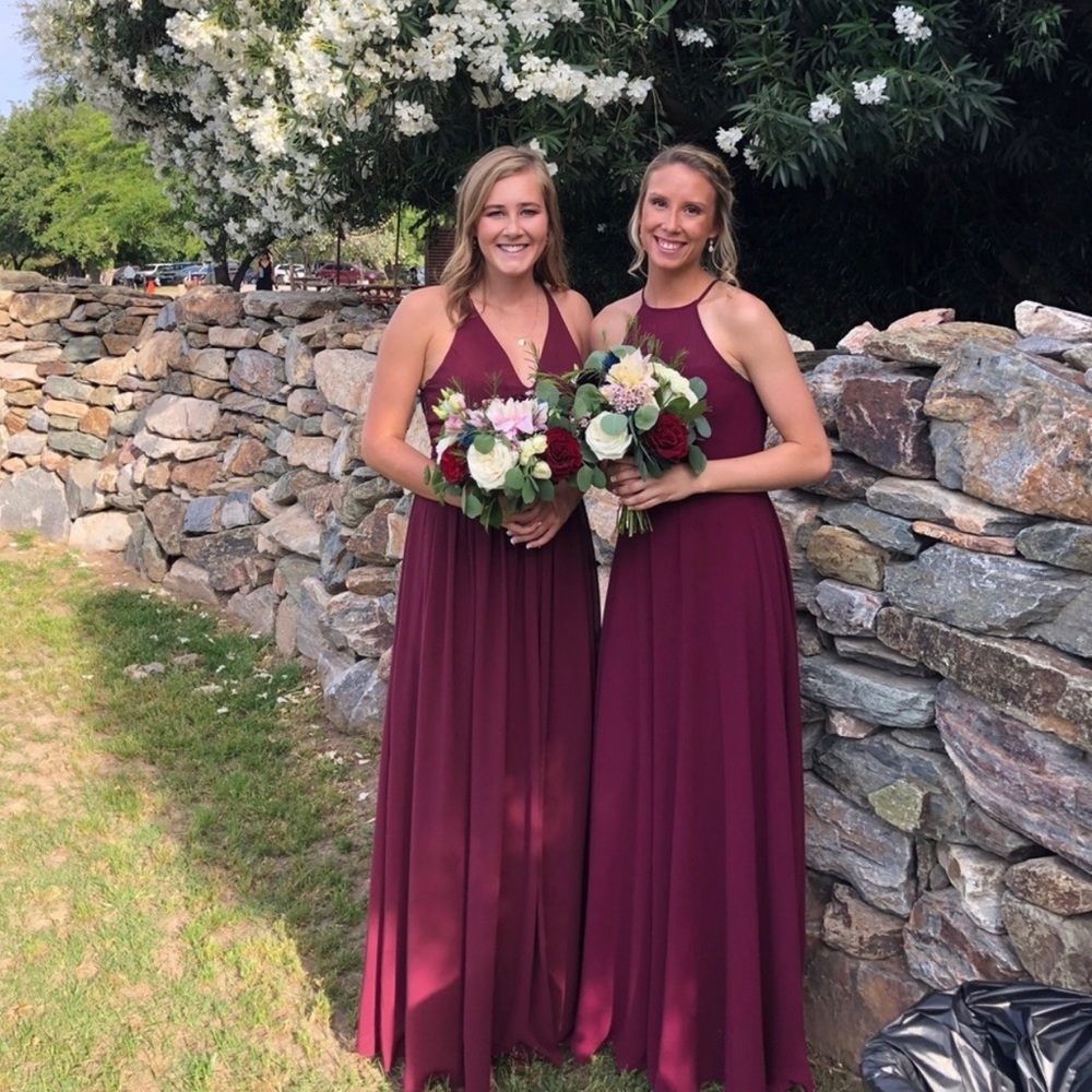 Maroon Lulu’s dress